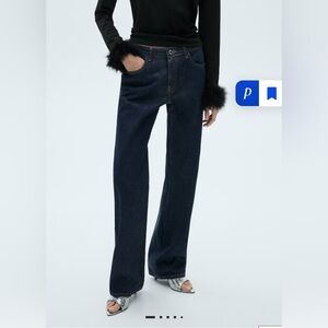 Shiny Straight Leg Jeans from Mango